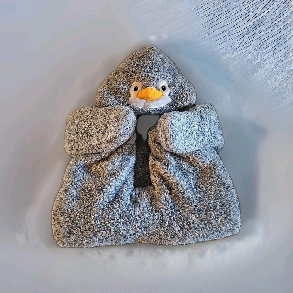 KoalaBaby UNISEX 6-9 Mo Penguin Jumpsuit Bunting Pram Suit W/ Feet & Hand Covers